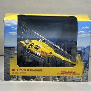 Daron: DHL Bell 206B Jetranger Helicopter Diecast Model: DHL2632 NIB